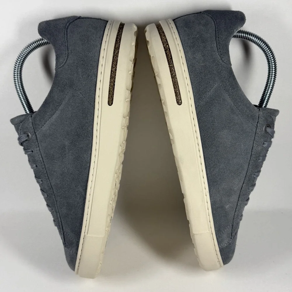 Birkenstock Size 41 / W 10 /‎ M 8 Blue Suede Bend Low Lace Up Sneaker Shoes